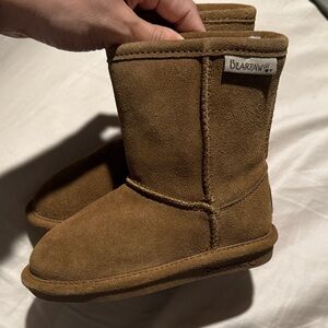 BearPaw Tan Suede Winter Boots